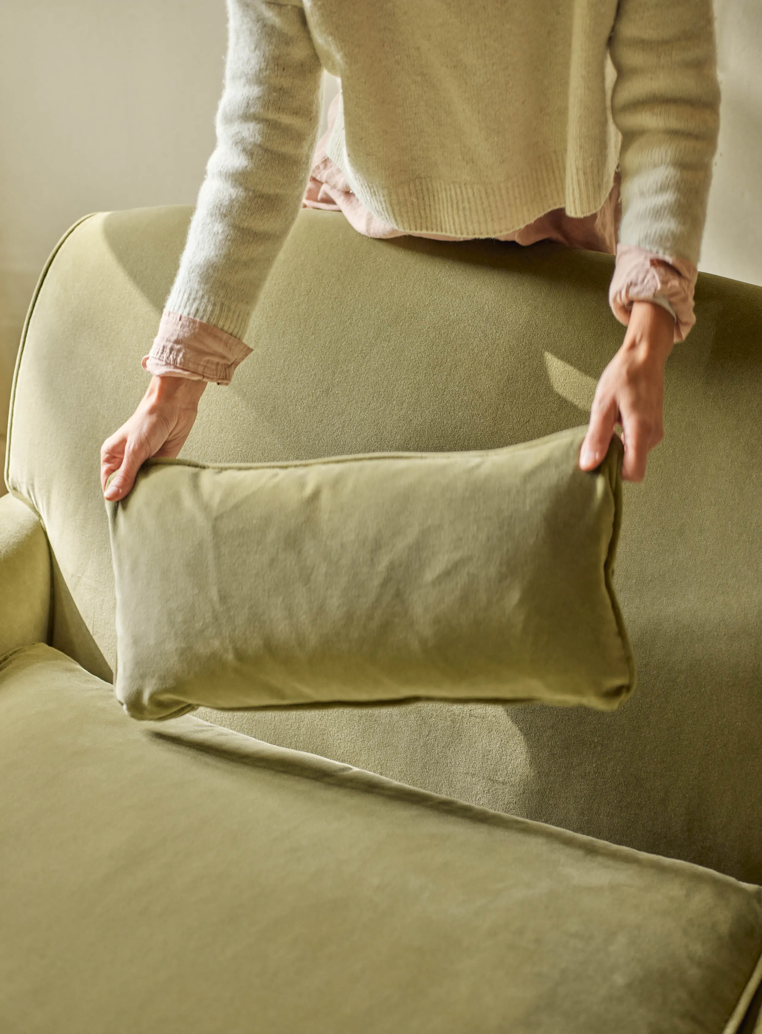 Abington Sofa, Three Seater, Heritage Ochre Stripe