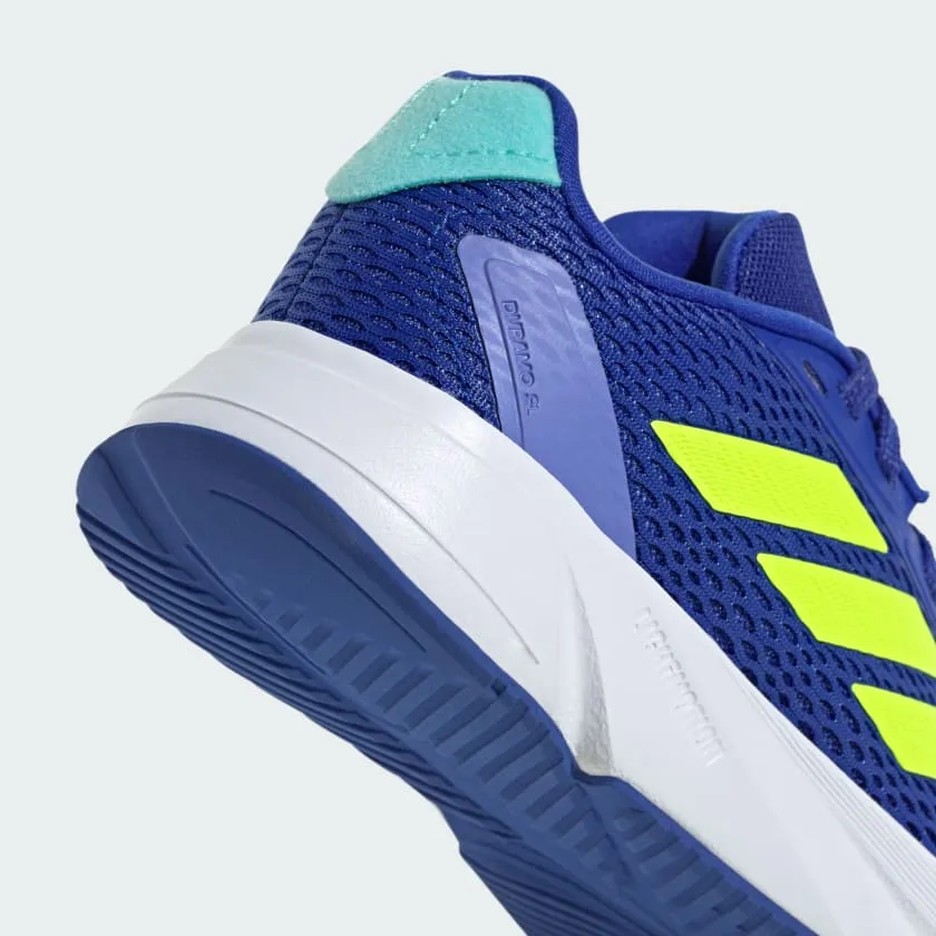 ADIDAS KID'S DURAMO SL BLUE/LEMON RUNNING SHOES