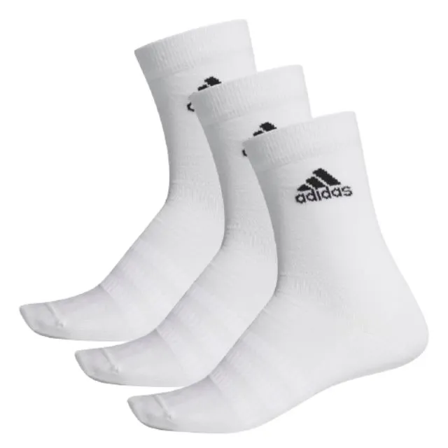 Adidas Light Crew 3Pp Unisex Training Sock White Dz9393