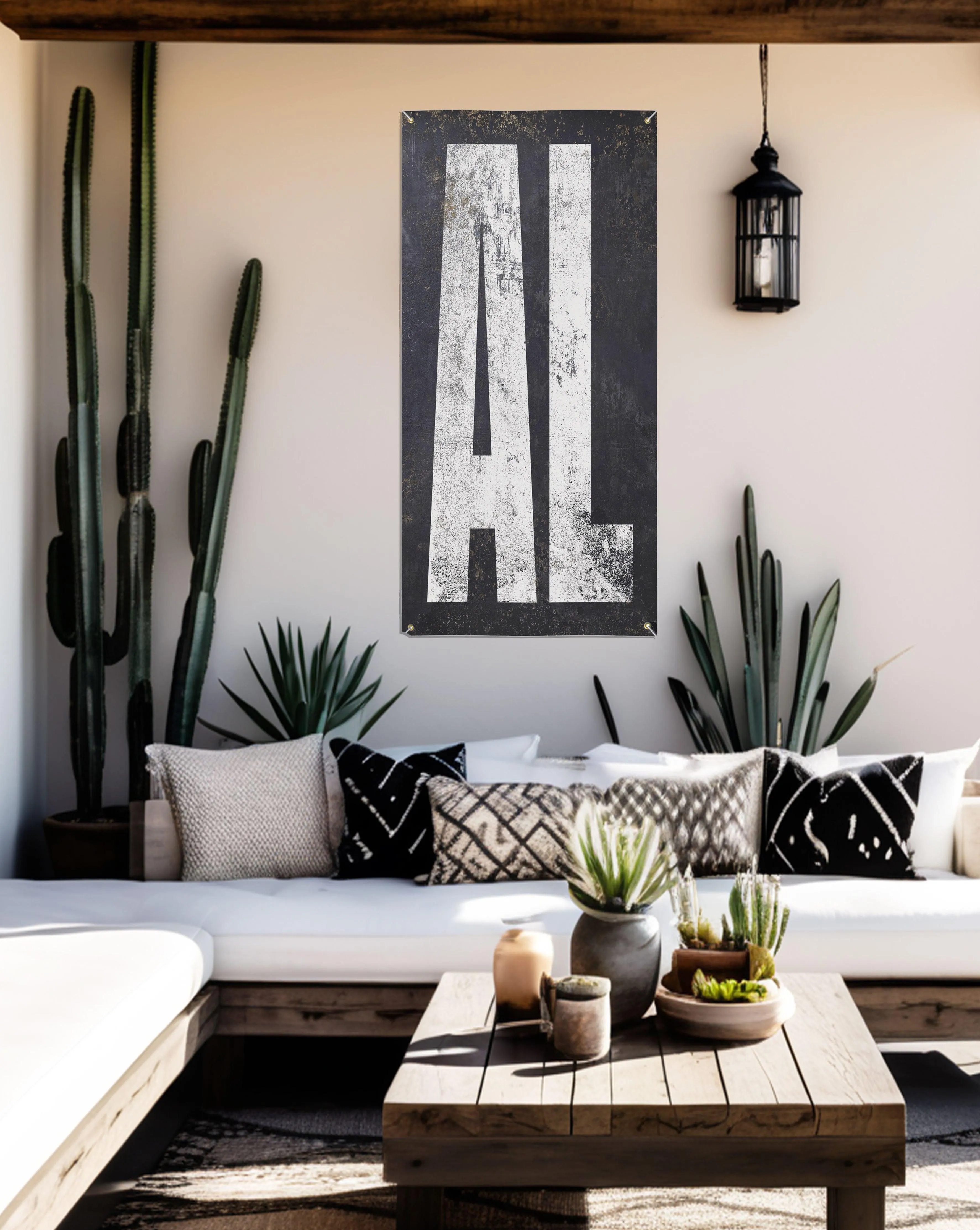 Alabama Elegance: Durable Art Vinyl Banner for Outdoor Spaces