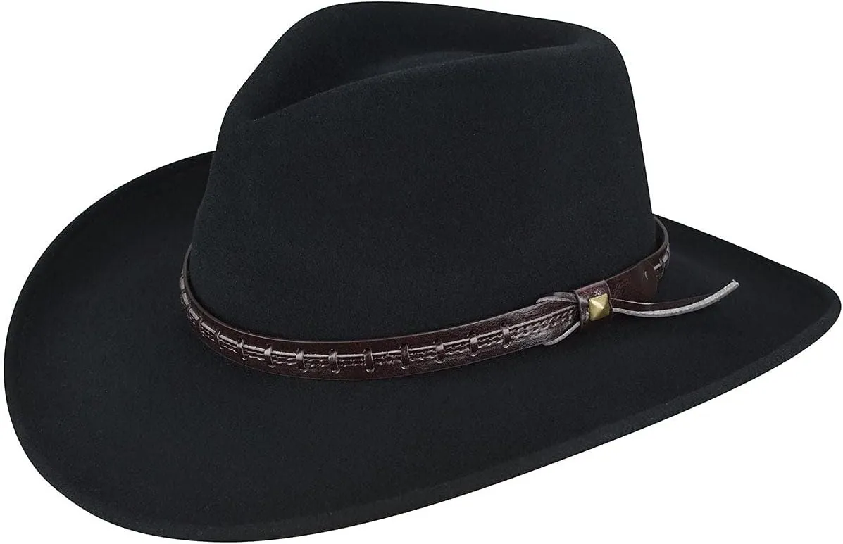 Bailey Hats Men's Litefelt Wool Western Firehole Hat