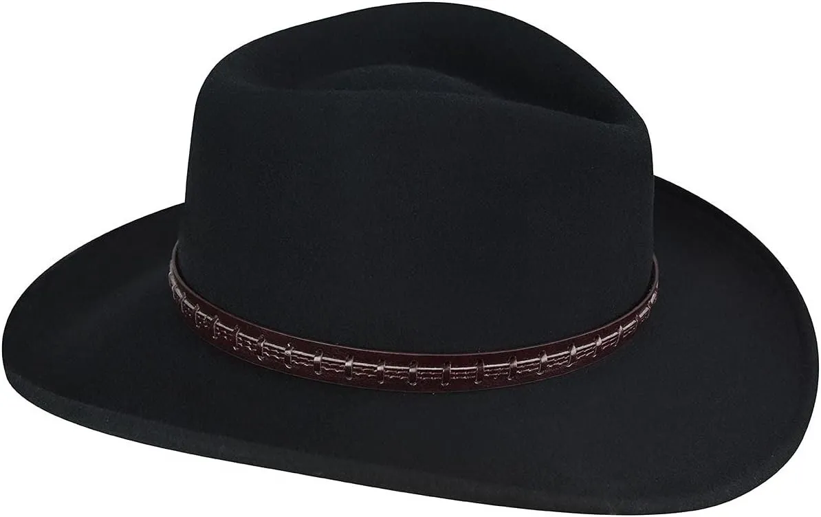 Bailey Hats Men's Litefelt Wool Western Firehole Hat