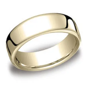 Benchmark Yellow Gold Classic Men's Wedding Band EUCF175YG