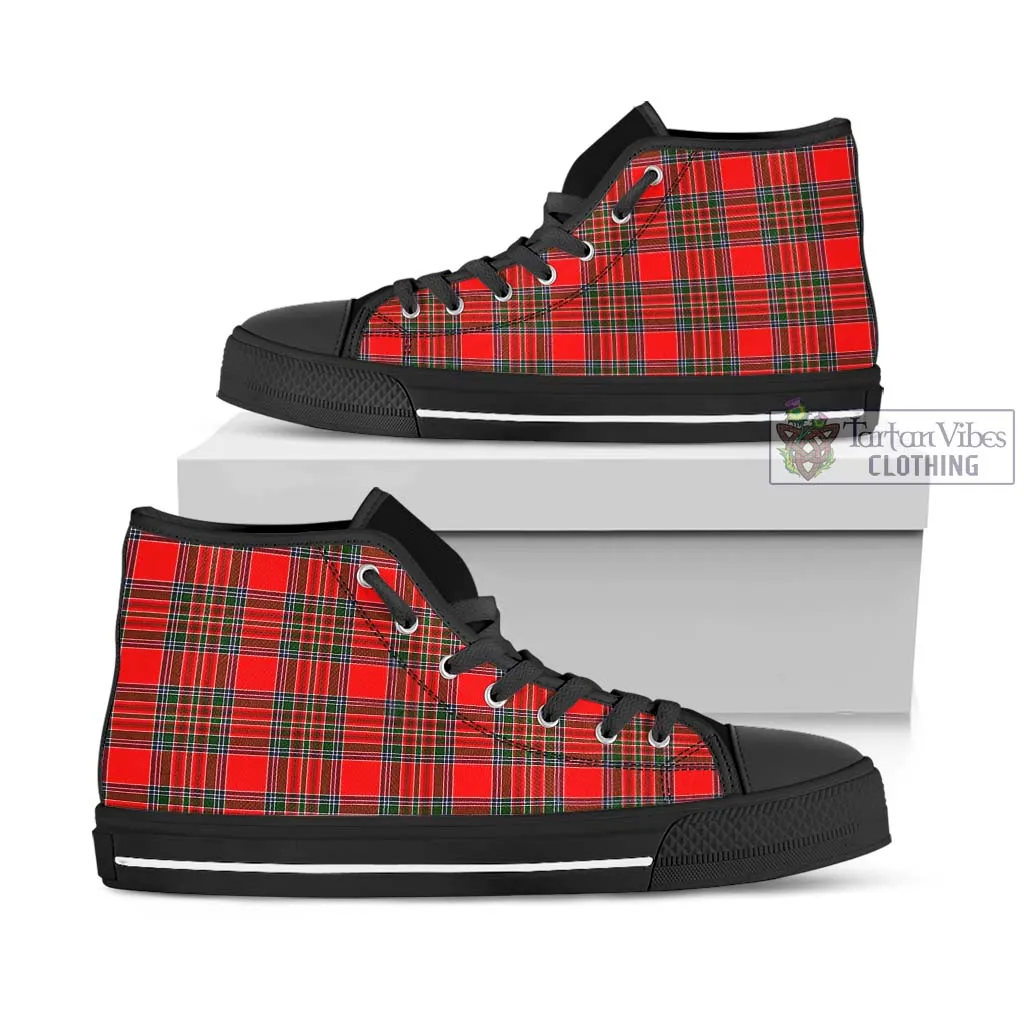 Binning Tartan High Top Shoes