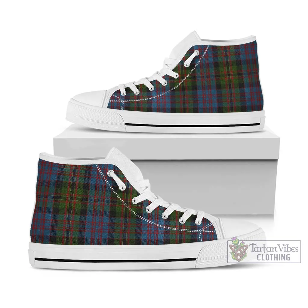 Bowie Tartan High Top Shoes