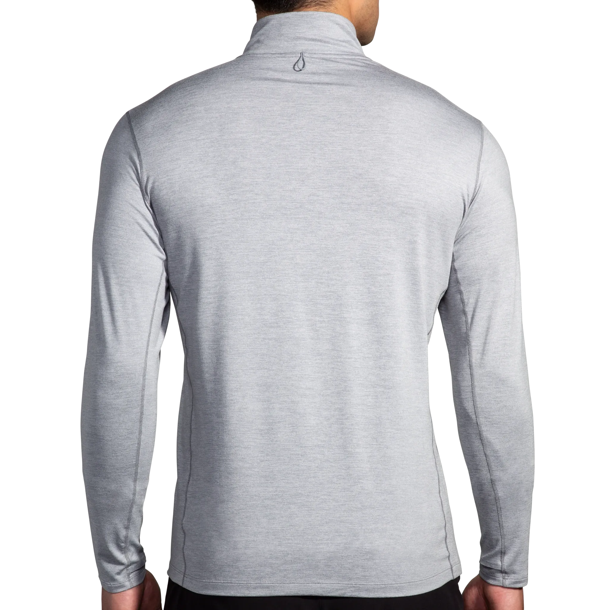 Brooks | Dash Half-Zip 2.0 Long-Sleeve | Men's | Heather Stone