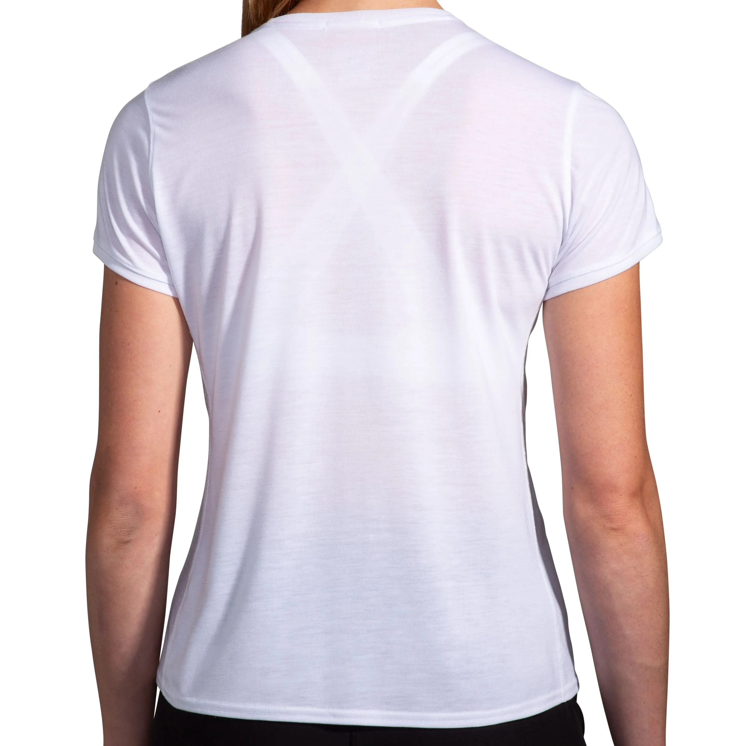 Brooks | Distance Short Sleeve 3.0 | Women's | White/Run/Happy