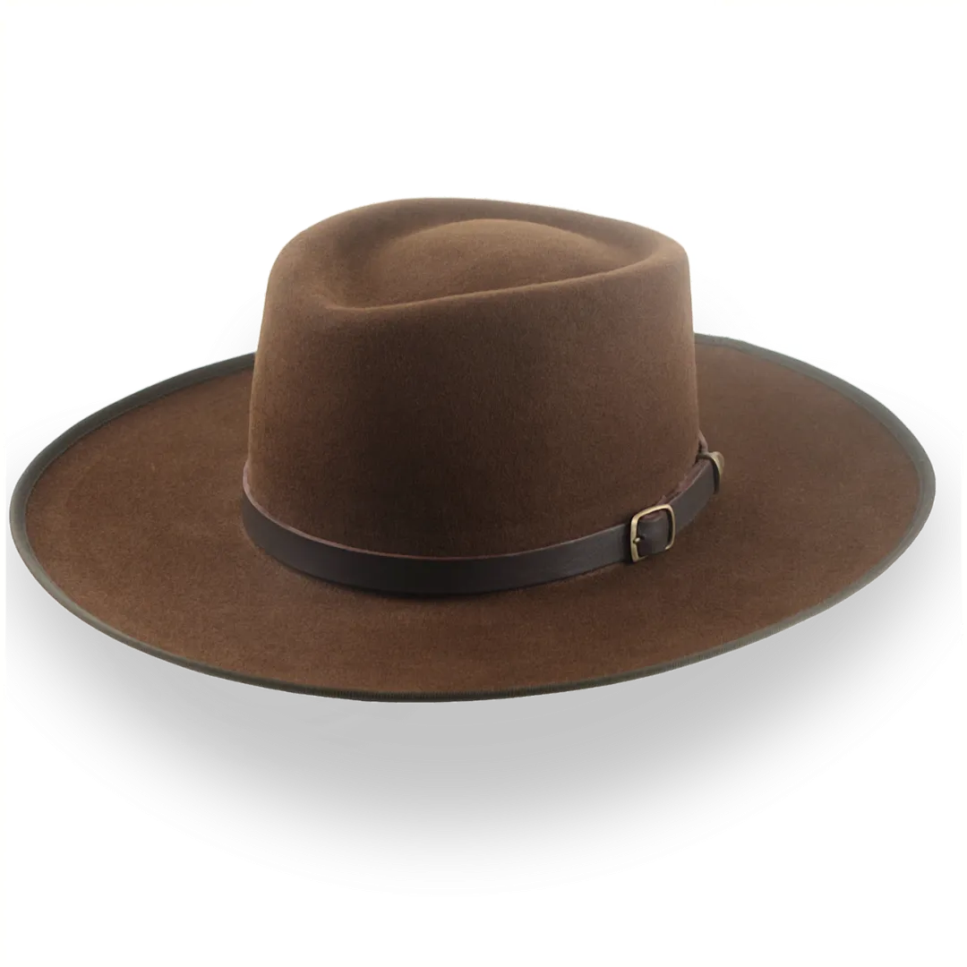 Brown Clint Eastwood Inspired Cowboy Hat in Durable Fur Felt | The Renegade