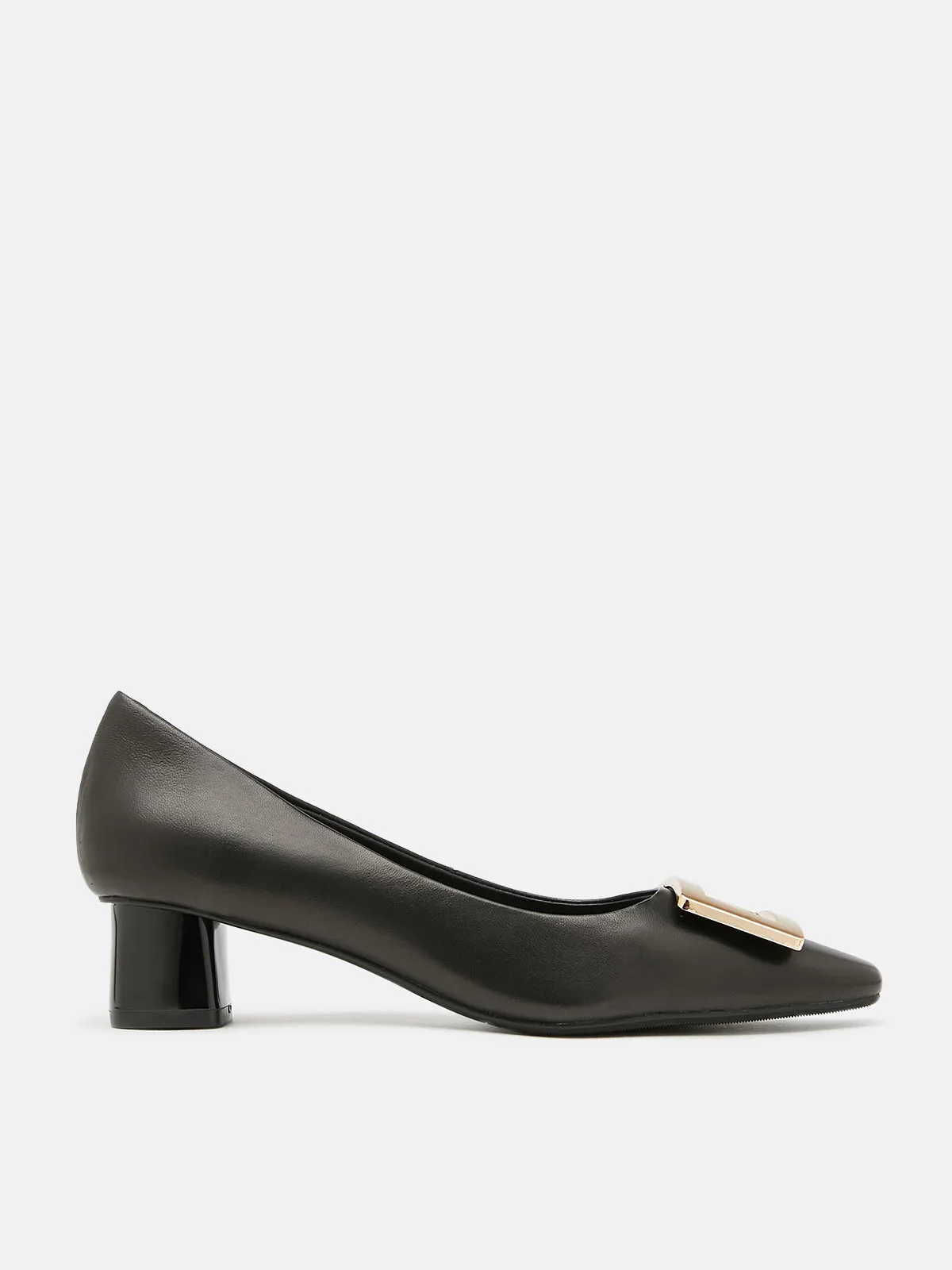 Buckle Office Work Block Heels