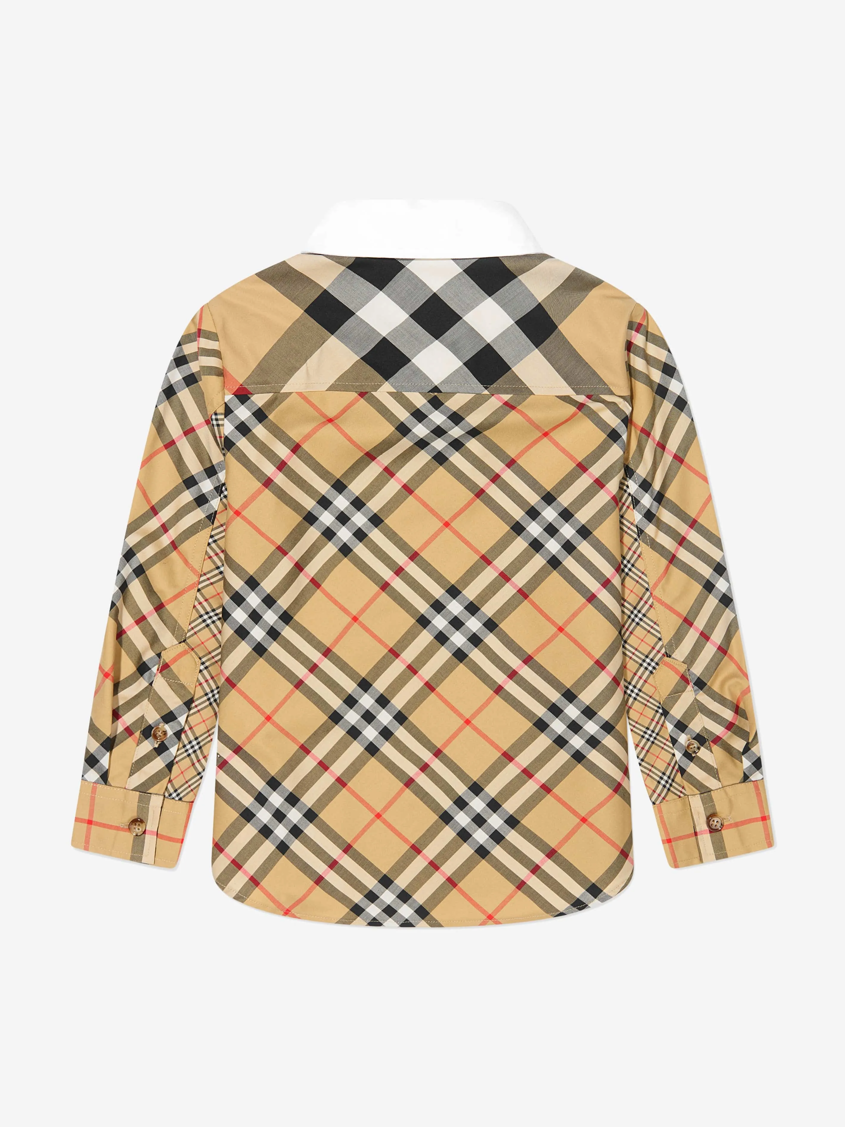 Burberry Boys Check Long Sleeve Etienne Shirt