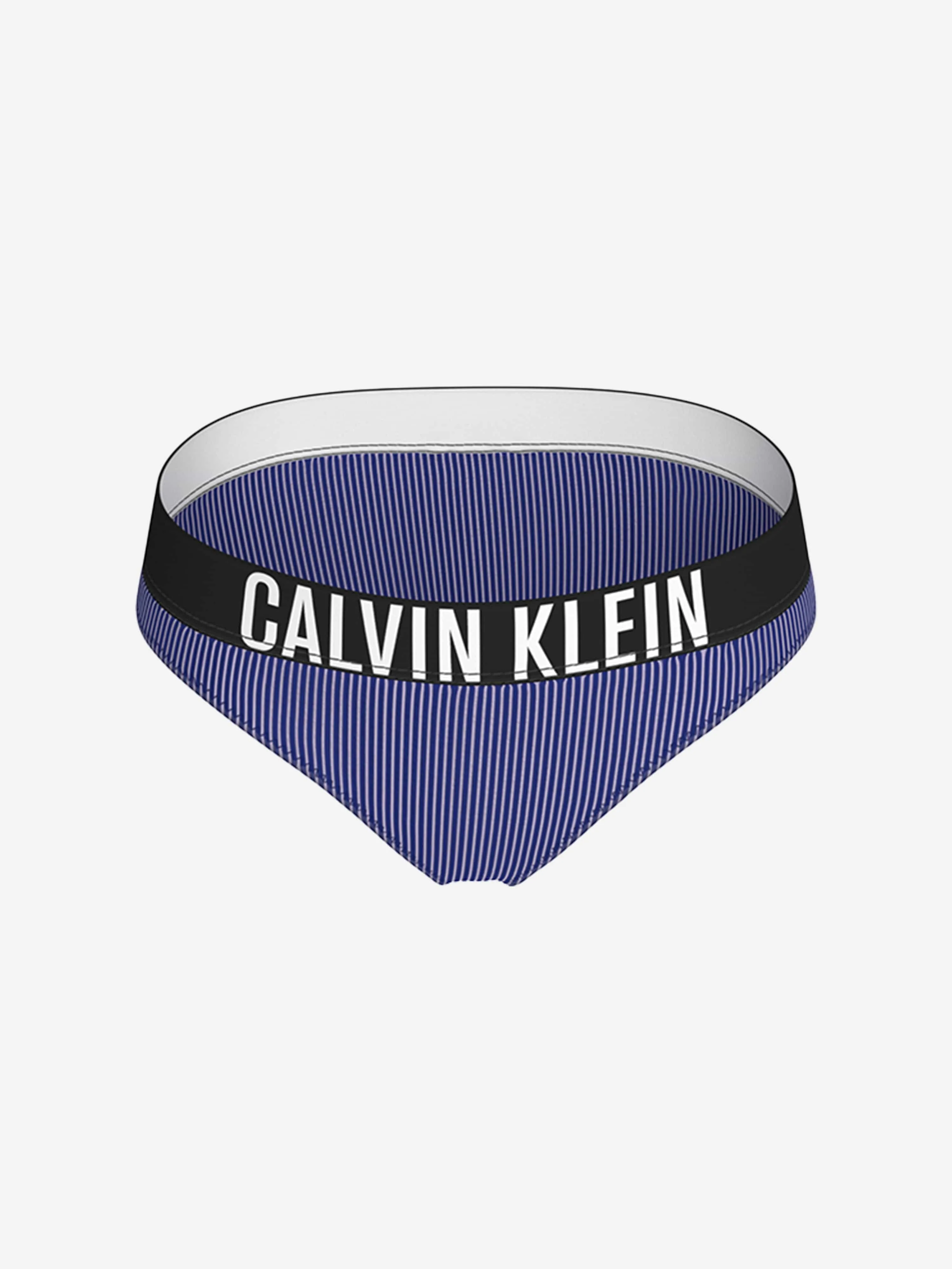 Calvin Klein Girls Logo Bralette Bikini in Blue