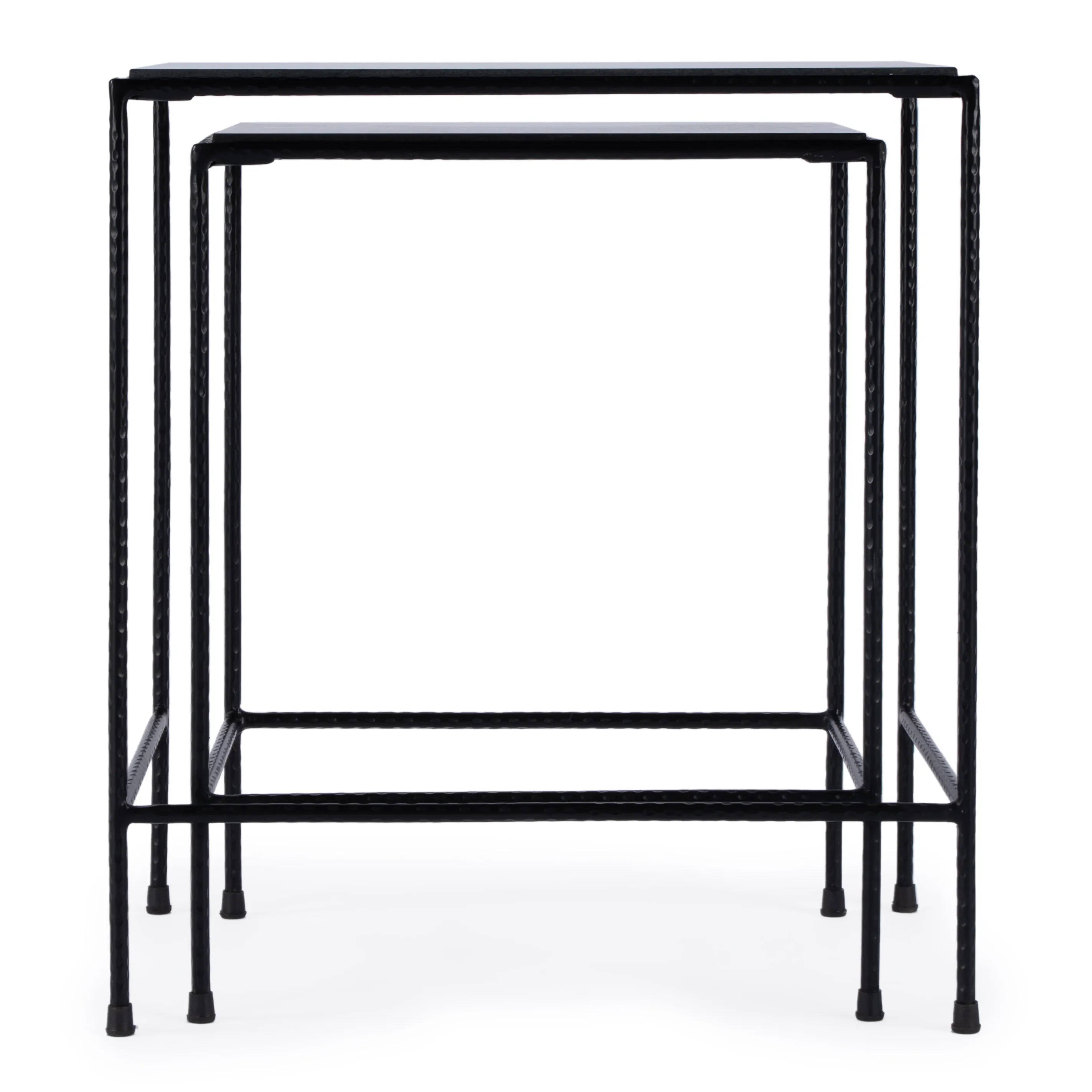 Carrera Outdoor Nesting Tables in Black  2870437