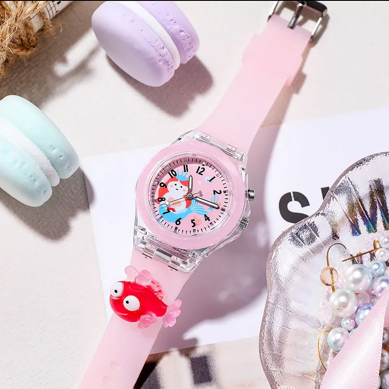 Cartoon Doll Watch Primary School Student Watch Luminous Glow Watch