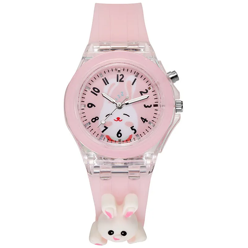 Cartoon Doll Watch Primary School Student Watch Luminous Glow Watch