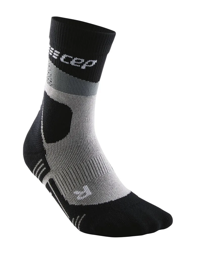 CEP | Hiking Max Cushion Mid Cut Compression Socks | Men's | Black