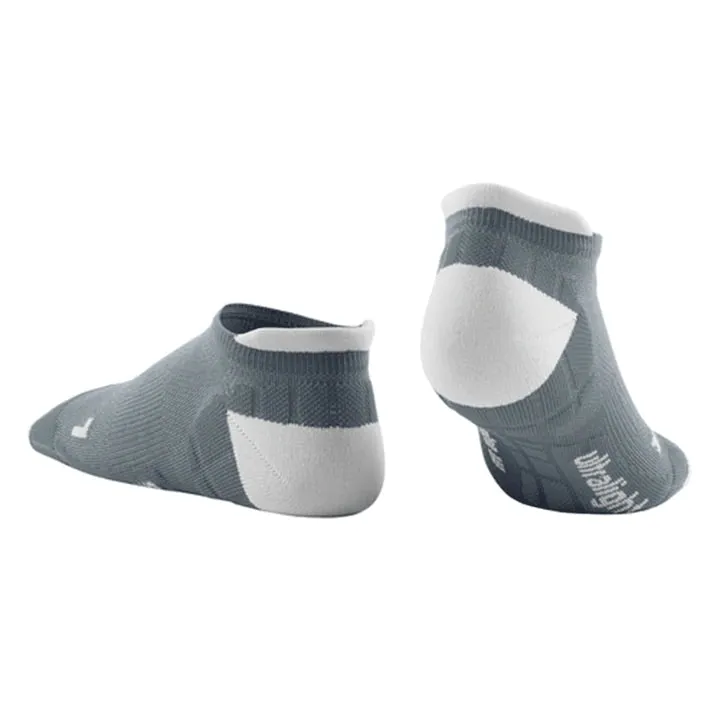 CEP | Ultralight Compression Socks No Show | Men's | Grey/Light Grey