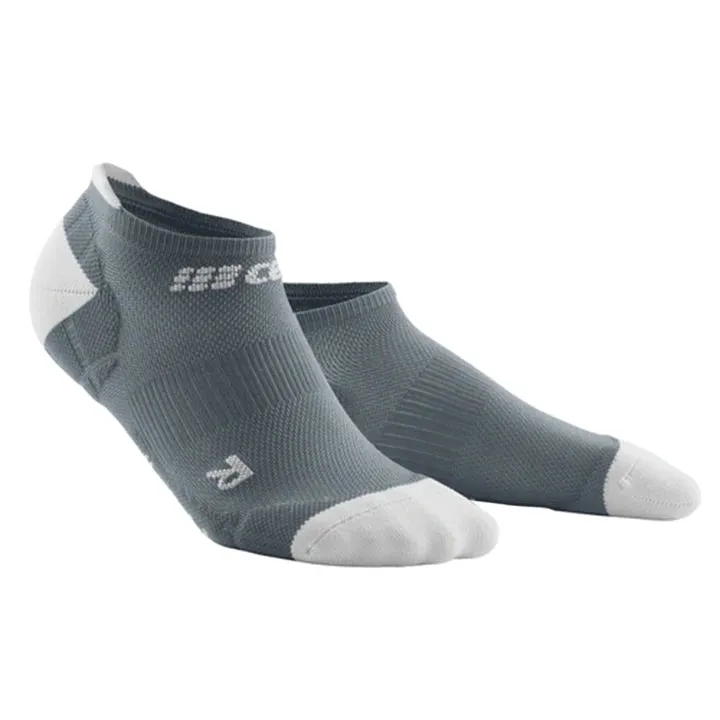 CEP | Ultralight Compression Socks No Show | Men's | Grey/Light Grey