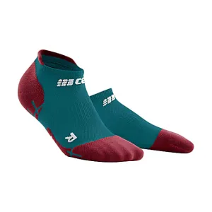 CEP | Ultralight Compression Socks No Show | Men's | Petrol/Dark Red