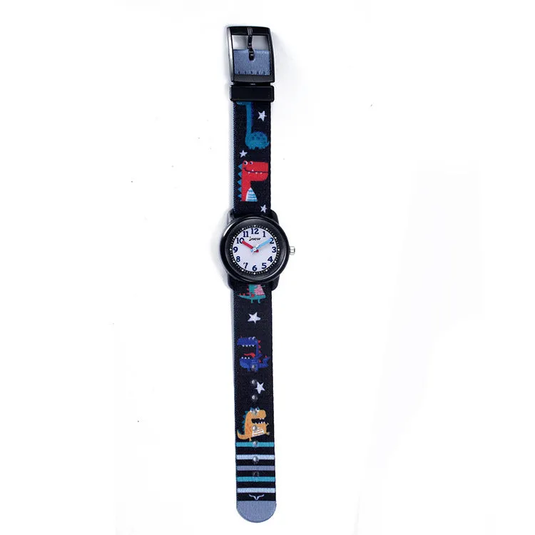 Children's Cartoon Watch Waterproof Children's Time-Aware Cross-Border Hot Ribbon Style Cartoon Quartz Watch