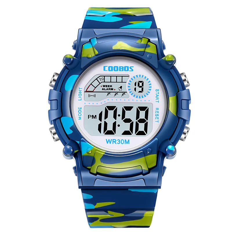 Children's Electronic Watch Waterproof Sport Watch