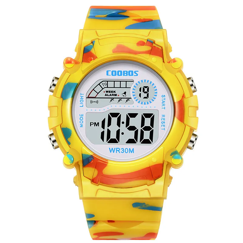 Children's Electronic Watch Waterproof Sport Watch