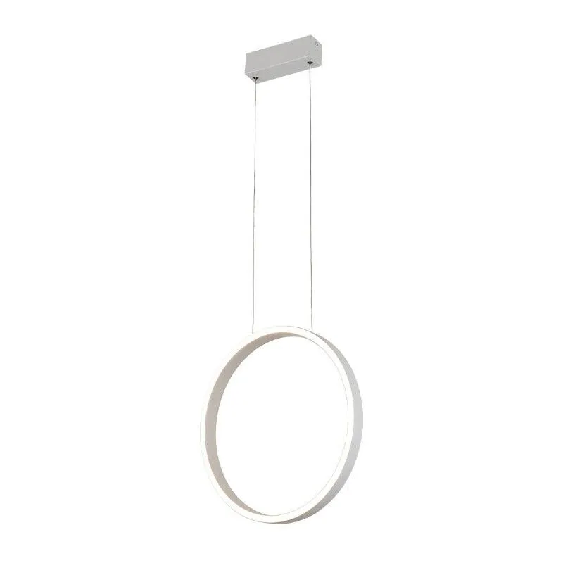 Circular Vertical One Ring Warm White Chandelier Light