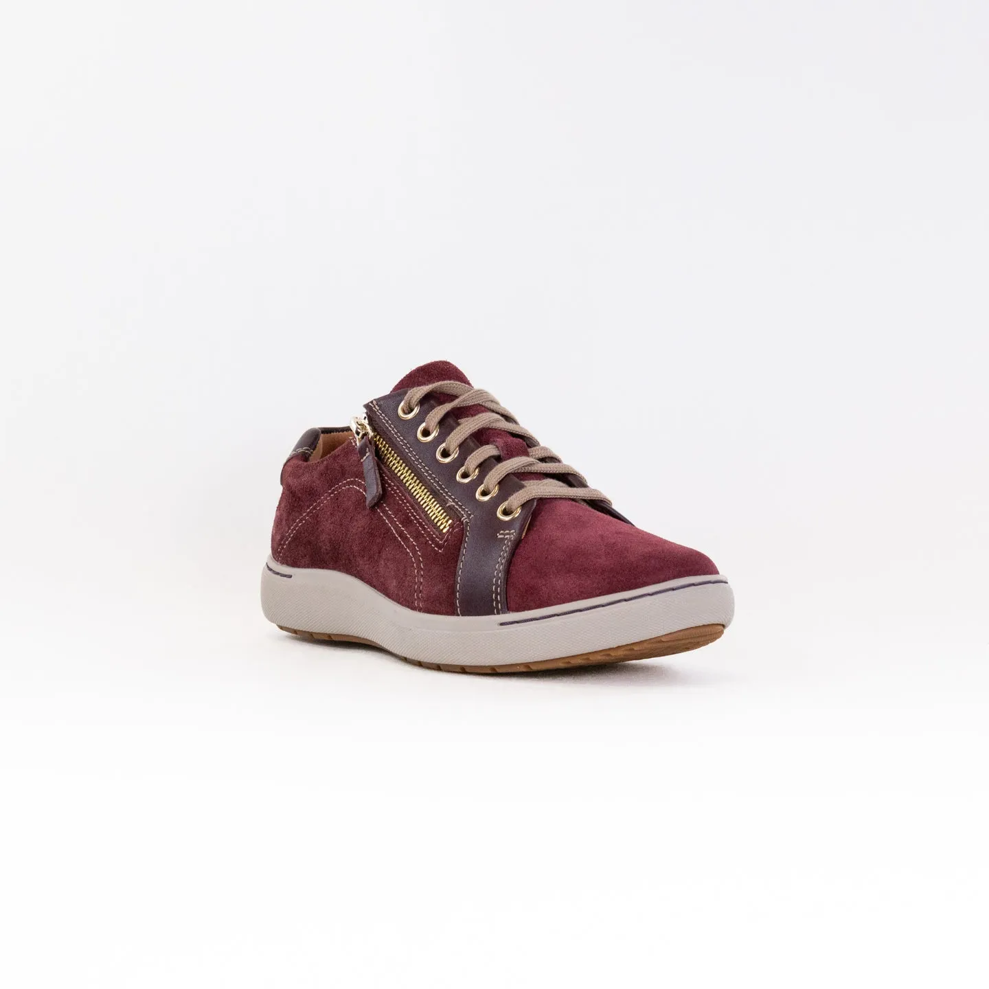 Clarks Nalle Lace (Women's) - Burgundy