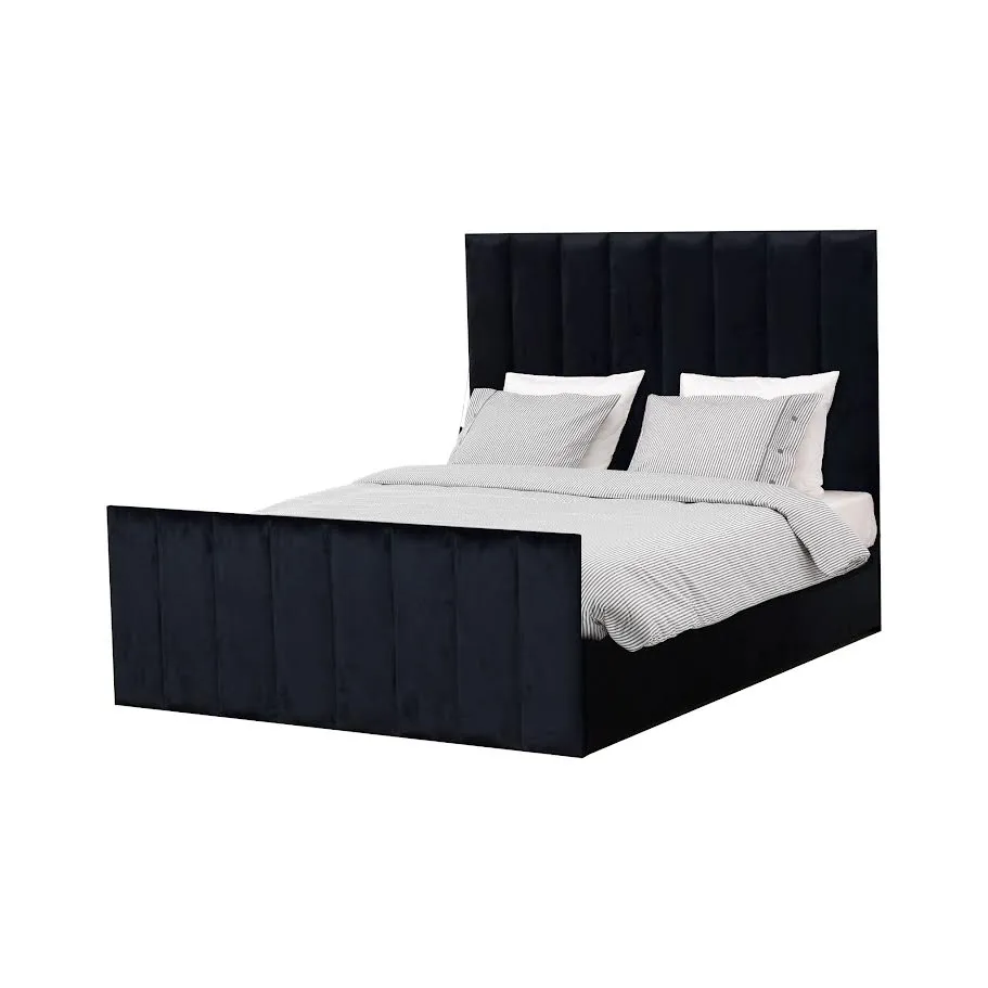 Classic B Sleigh Bed Black