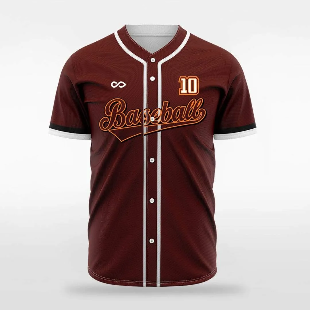 Classic Colors - Customized Men's Sublimated Button Down Baseball Jersey