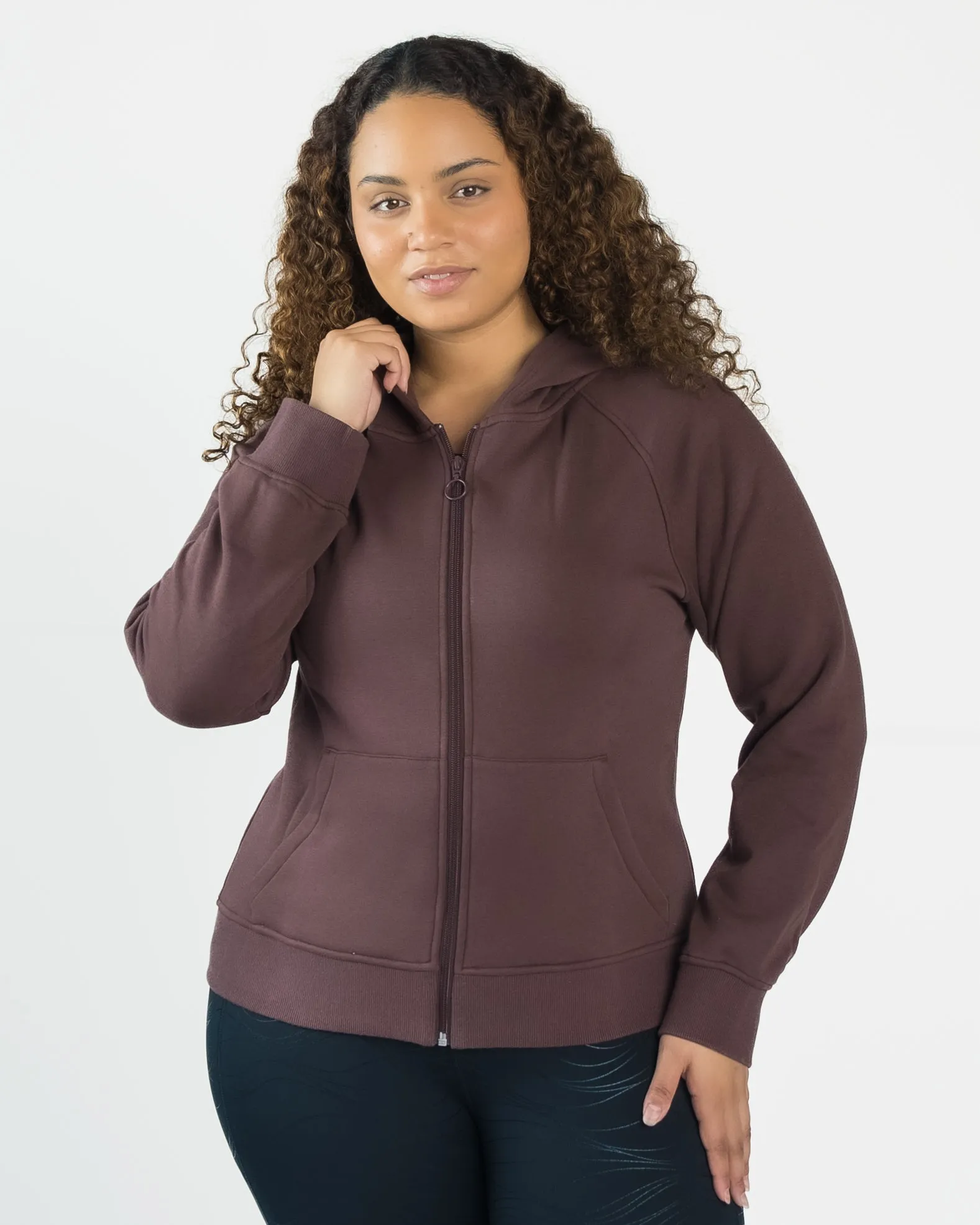 Classic Full-Zip Hoodie - Fossil