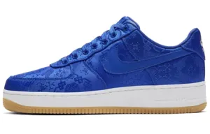 CLOT x Nike Air Force 1 Low Blue Silk