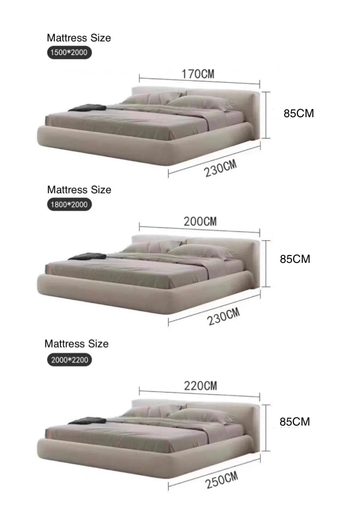 Constance Scratch Resistant Bed Frame