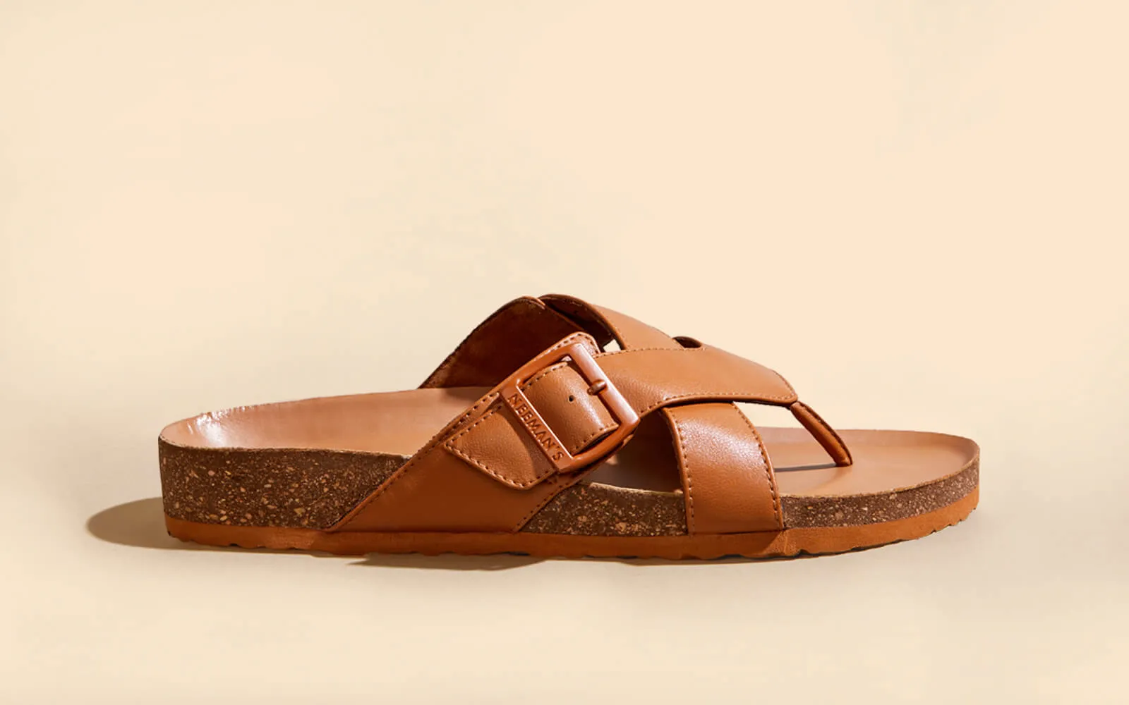 Cork Cross Strap Sandals