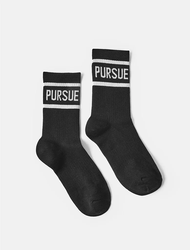 Crew Socks -  Black (Unisex)