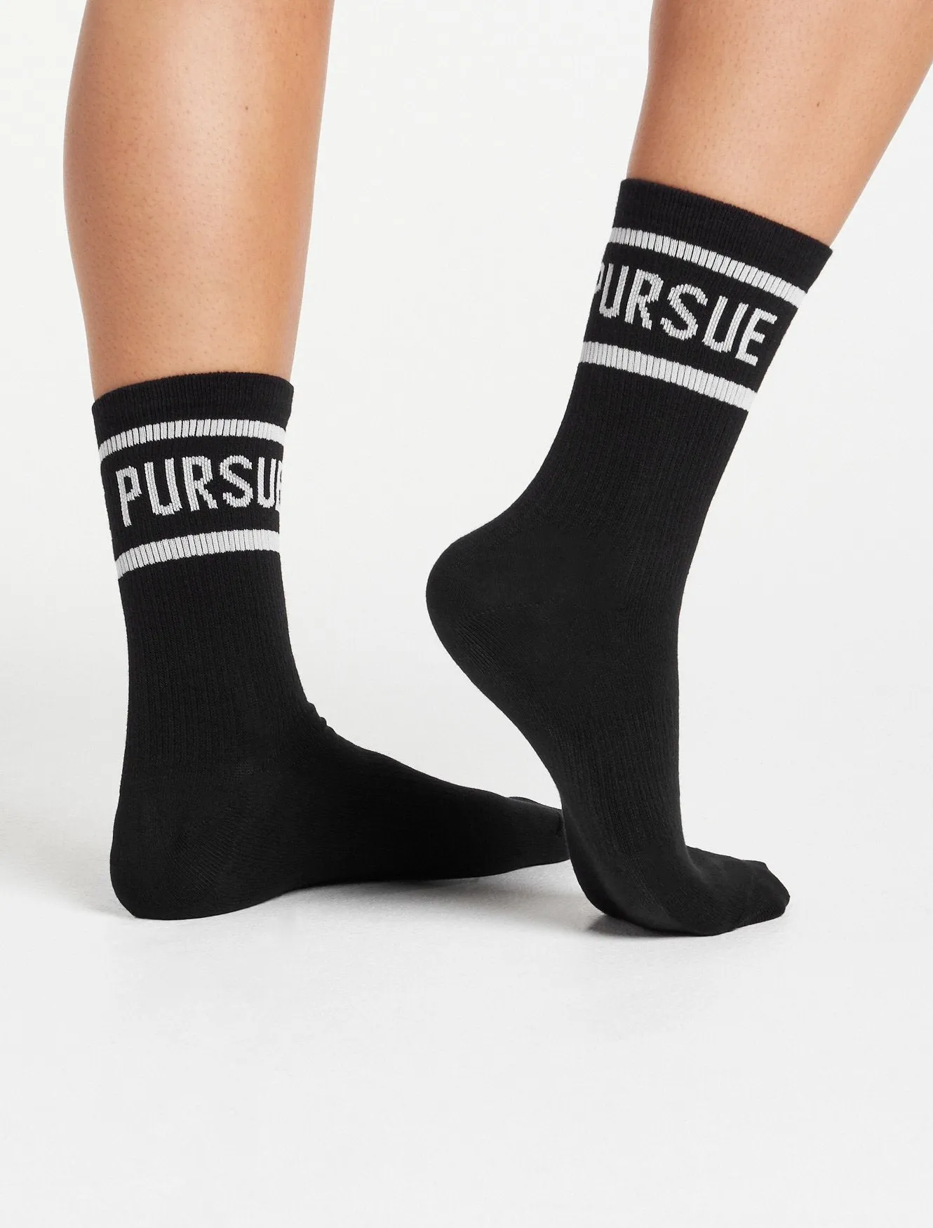 Crew Socks -  Black (Unisex)