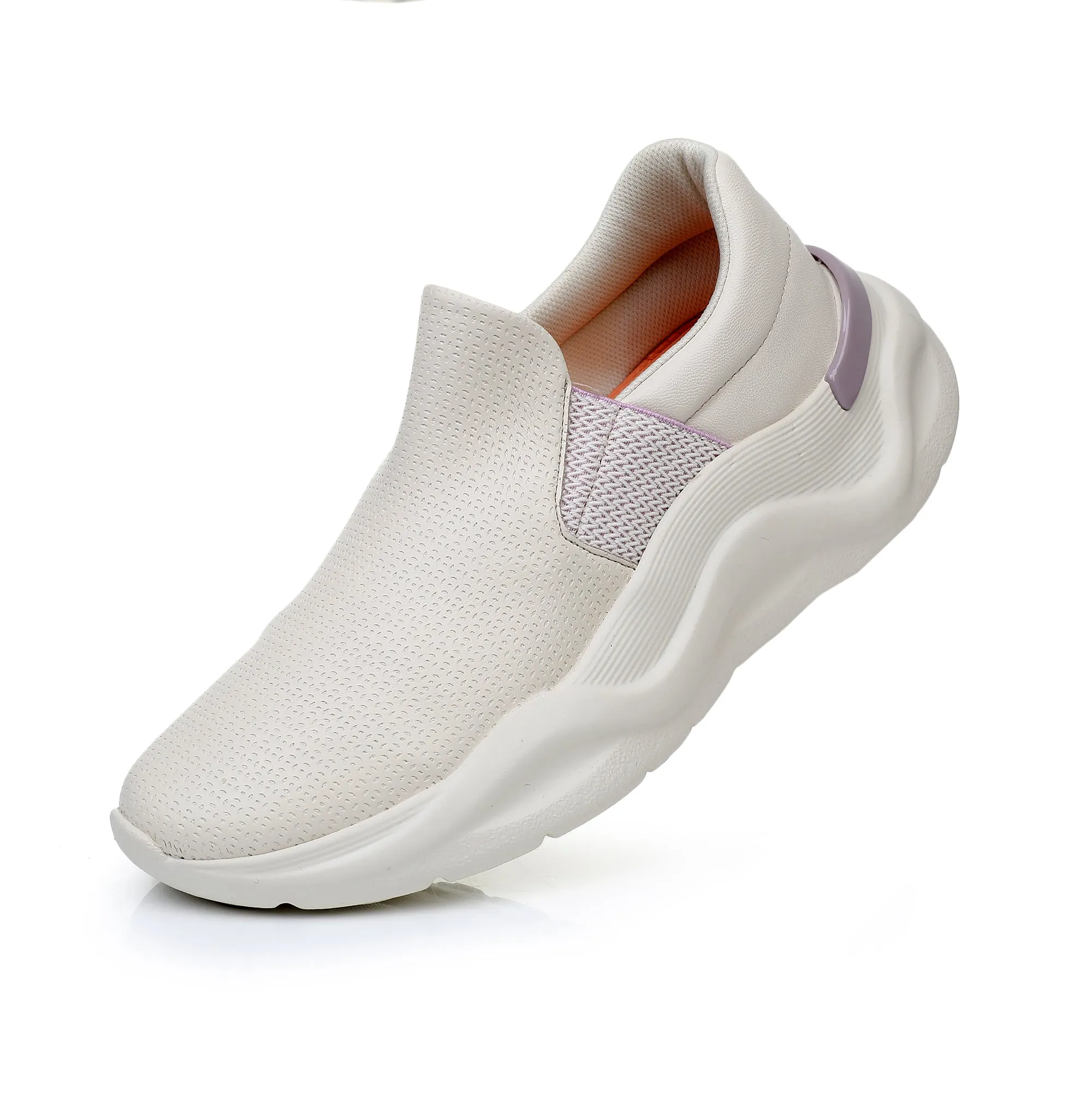 Cushioned Glide Sneakers -White (939.002)