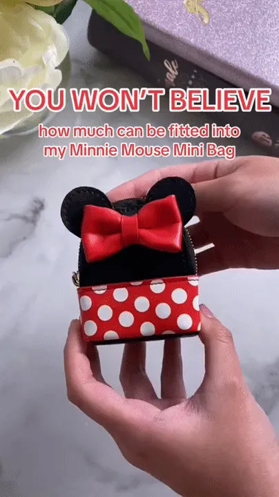 Disney® Minnie Mouse Faux Leather Mini Bag