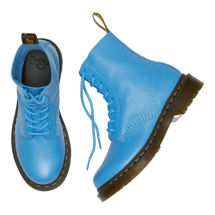 Dr Martens  Mid Blue Pascal 1460 Virginia 8 Eye Soft Leather