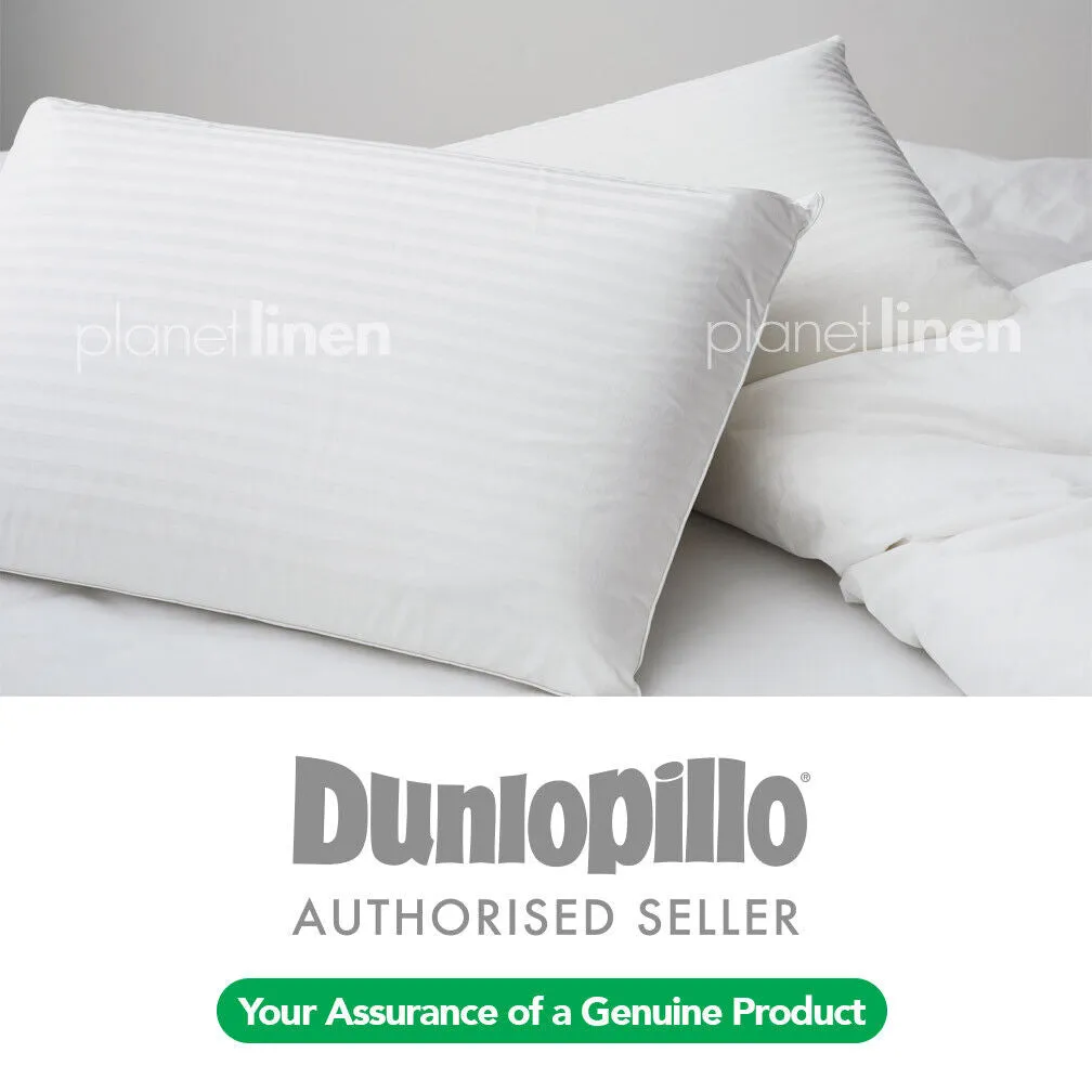 Dunlopillo Classic 2 Pack Genuine Luxurious Talalay Latex Medium Profile & Feel Pillows