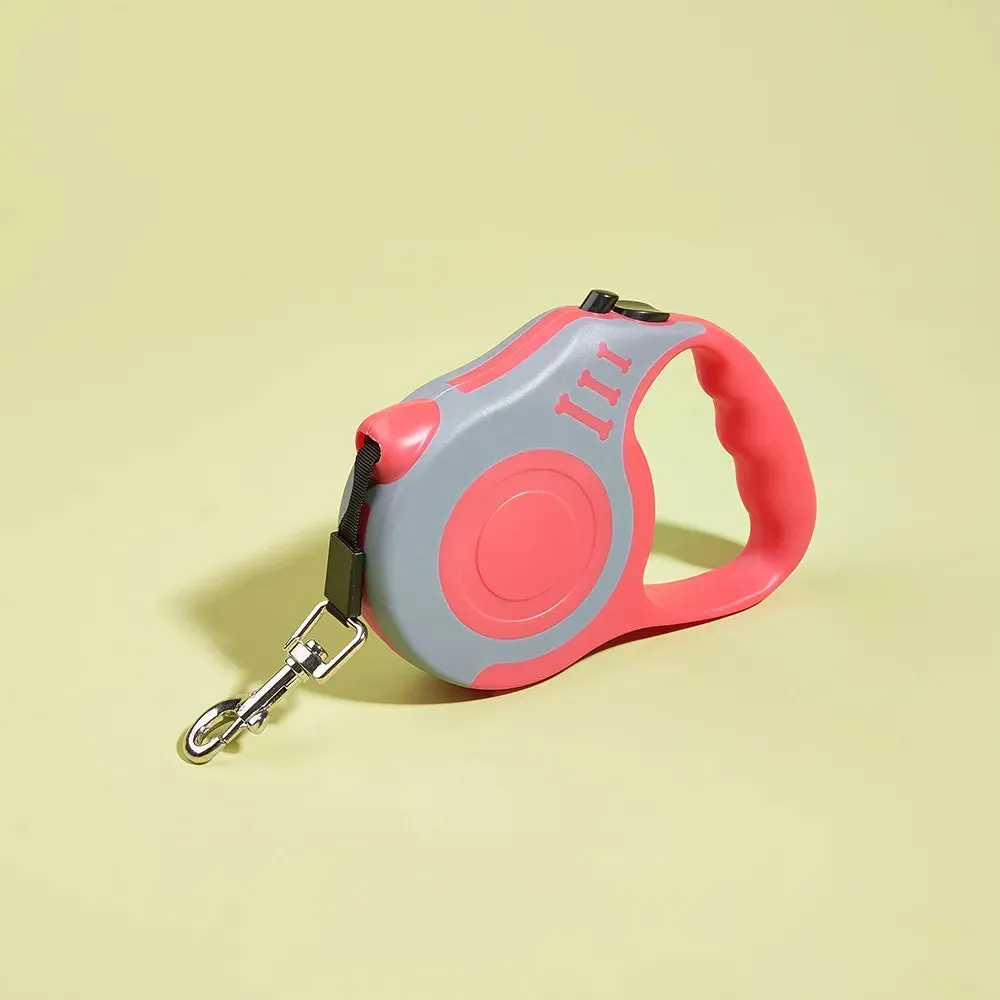 Durable & Stylish Retractable Dog Leash - Perfect for Walks & Hikes