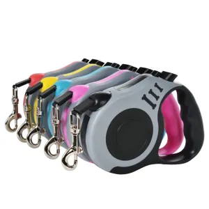 Durable & Stylish Retractable Dog Leash - Perfect for Walks & Hikes