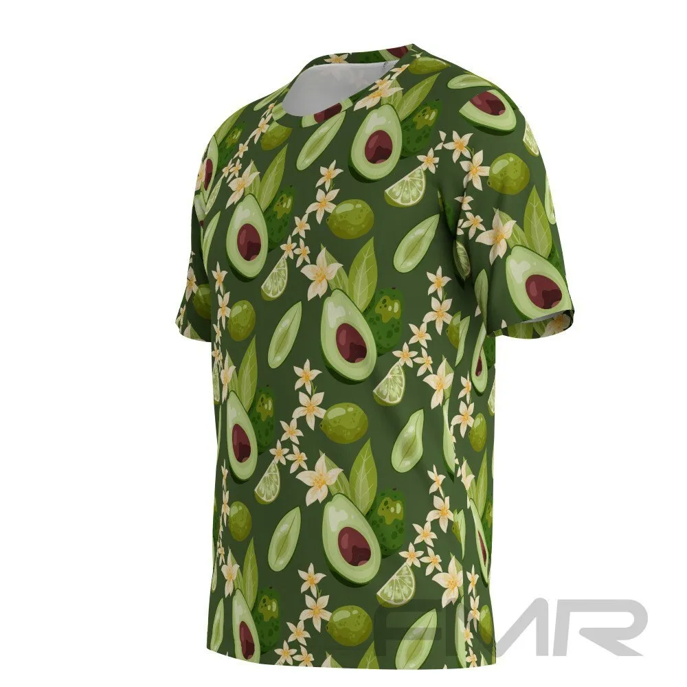 FMR Men's Avocado Short Sleeve Running Shirt