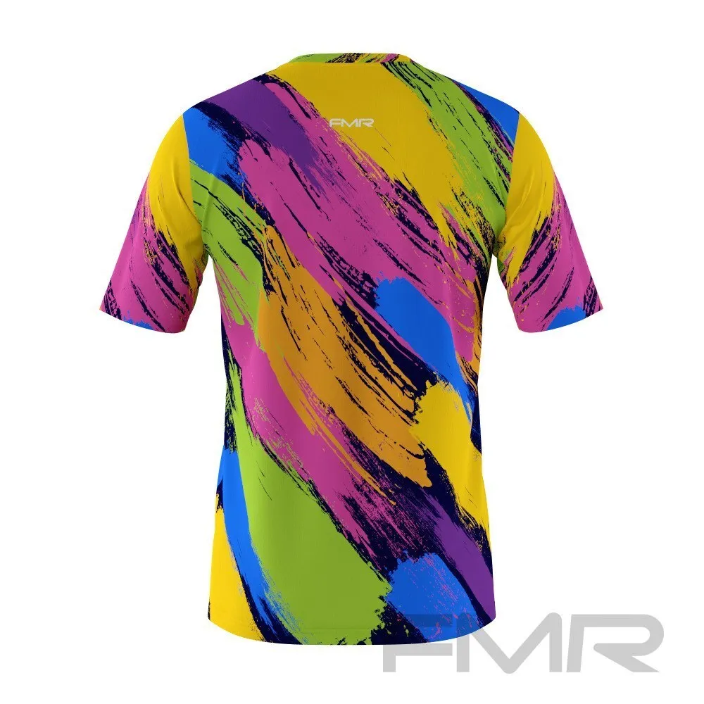 FMR Men's Painted Short Sleeve Running Shirt