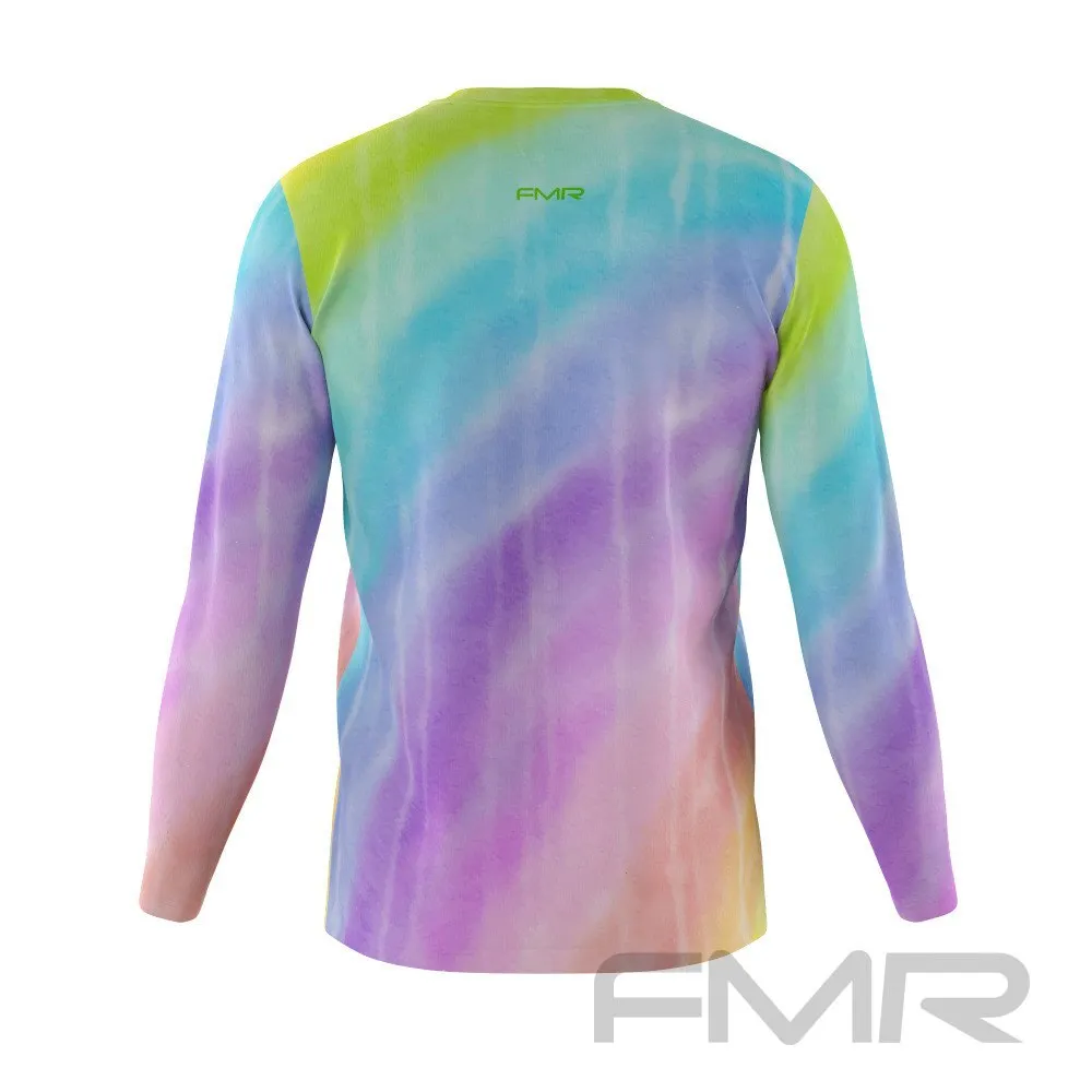 FMR Men's Rainbow Long Sleeve Running Shirt