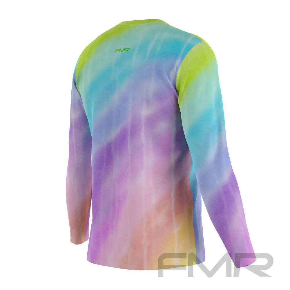 FMR Men's Rainbow Long Sleeve Running Shirt