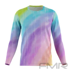 FMR Men's Rainbow Long Sleeve Running Shirt