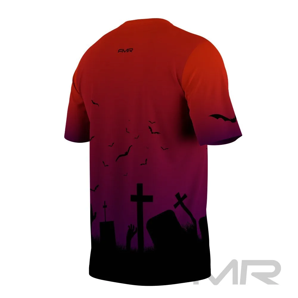 FMR Men's Scary Night Short Sleeve Running Shirt