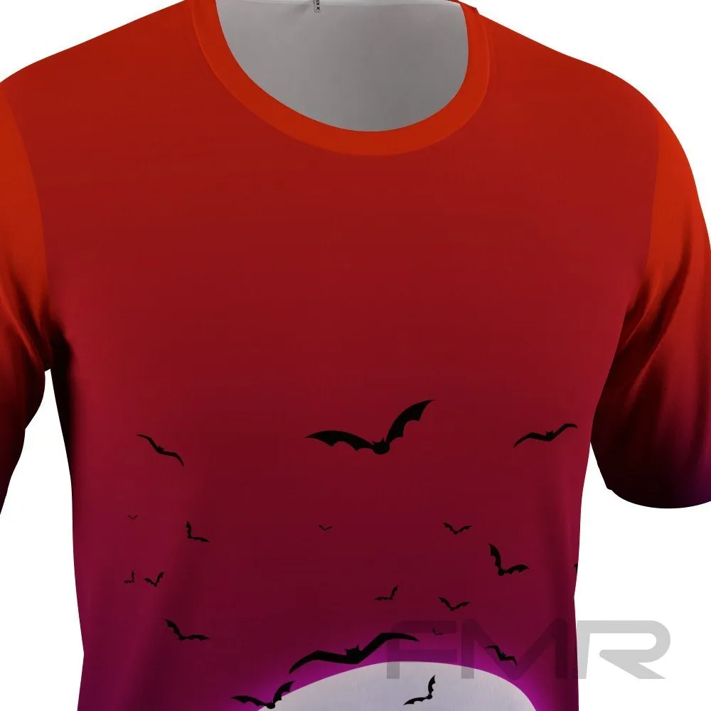 FMR Men's Scary Night Short Sleeve Running Shirt