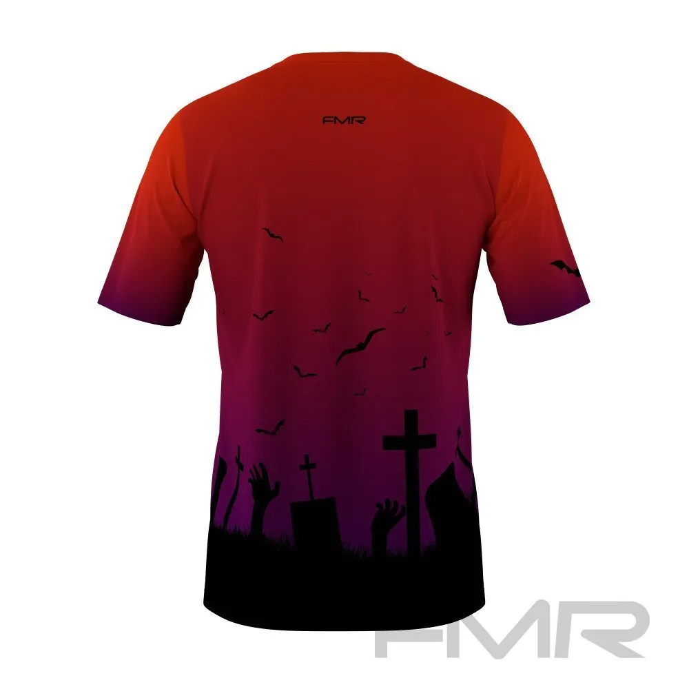 FMR Men's Scary Night Short Sleeve Running Shirt