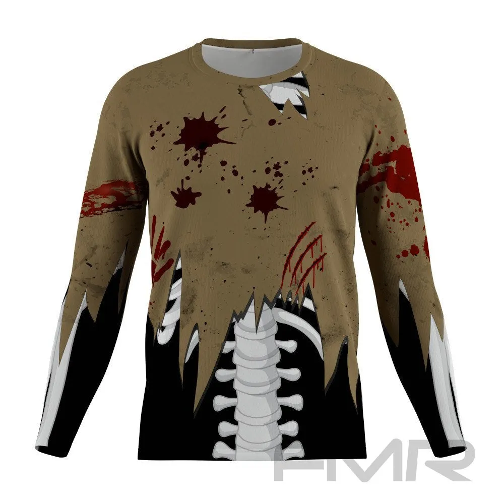 FMR Men's Skeleton Long Sleeve Running Shirt